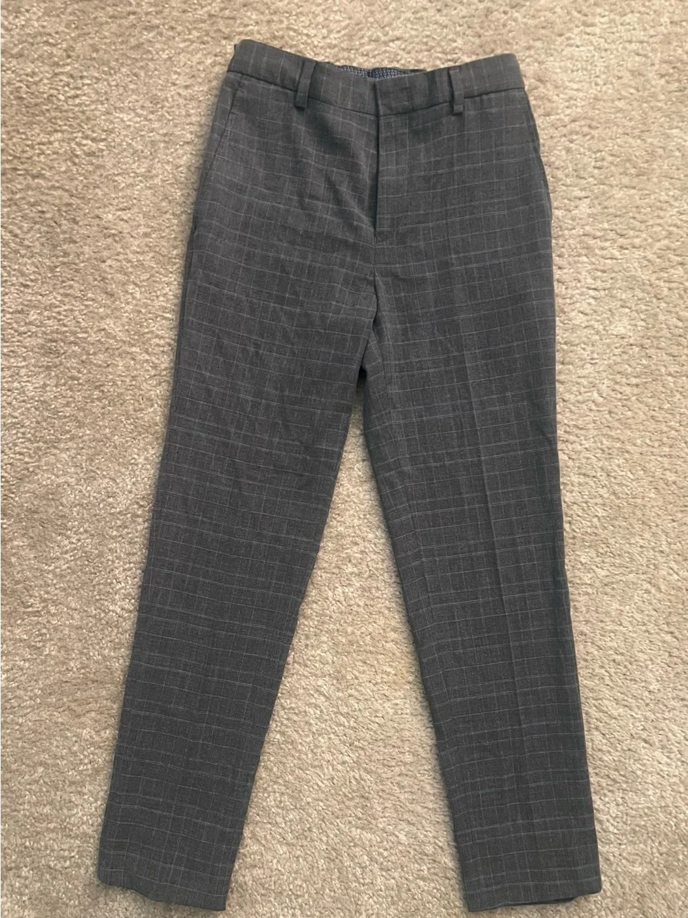 Ralph Lauren Gray Windowpane Suit Jacket & Trousers